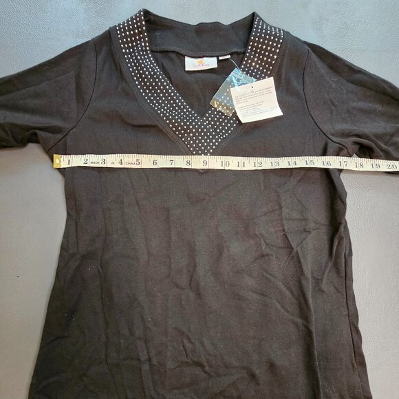 Quaker Factory Black Shirt - Picture 1 of 5